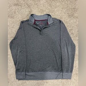 Tommy Bahama Gray Quarter Zip size Medium